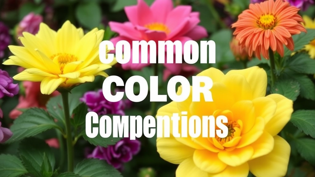 Common Color Combinations in Gardens