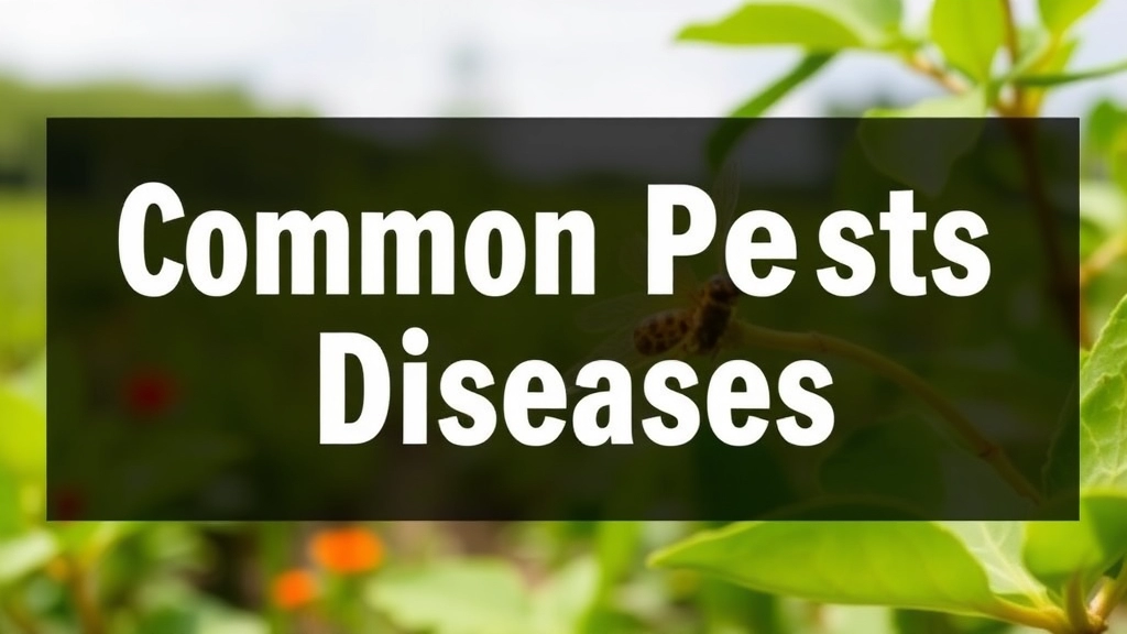 Common Pests and Diseases