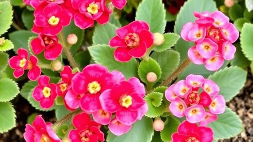 Common Varieties of Kalanchoe Blossfeldiana