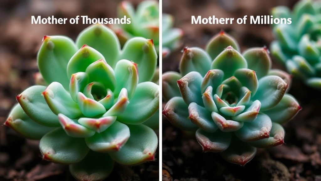 Differences Between Mother of Thousands and Mother of Millions