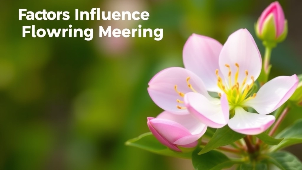 Factors Influencing Flowering Period