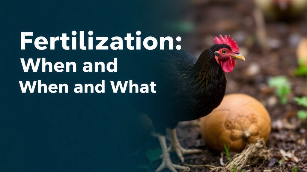 Fertilization: When and What to Feed