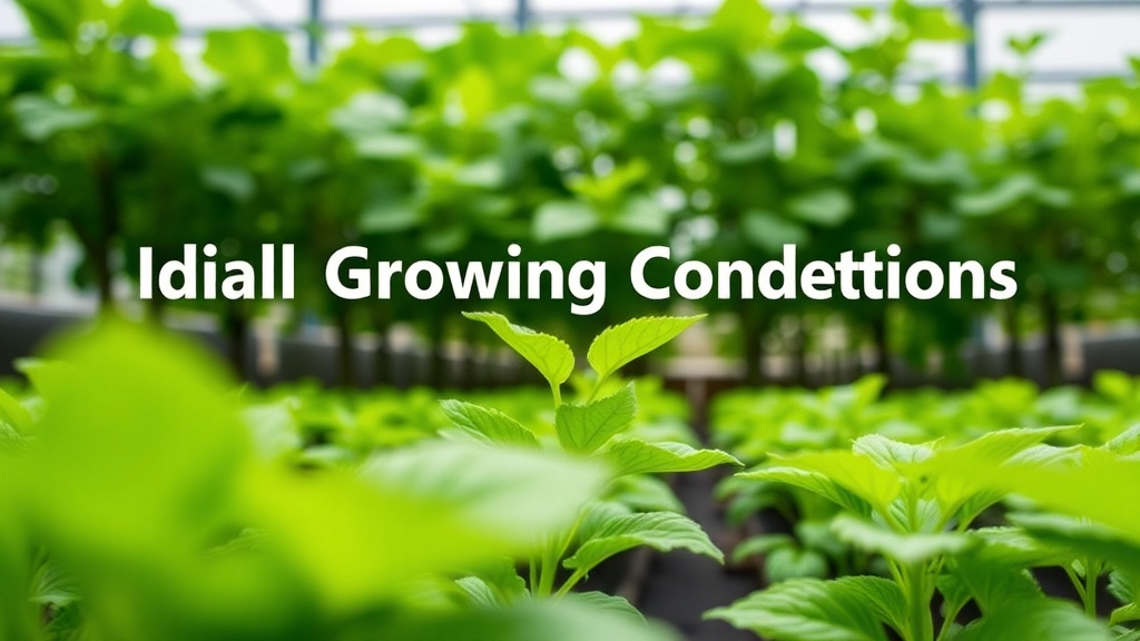 Ideal Growing Conditions