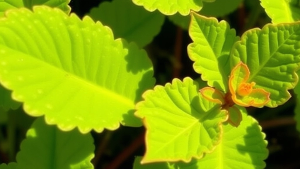 Impact of Sunlight Exposure on Kalanchoe Leaves