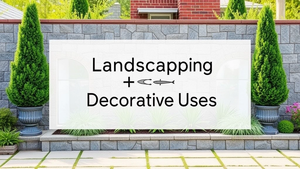 Landscaping and Decorative Uses