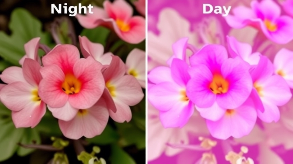 Night vs. Day Temperature Variations for Kalanchoe Blossfeldiana