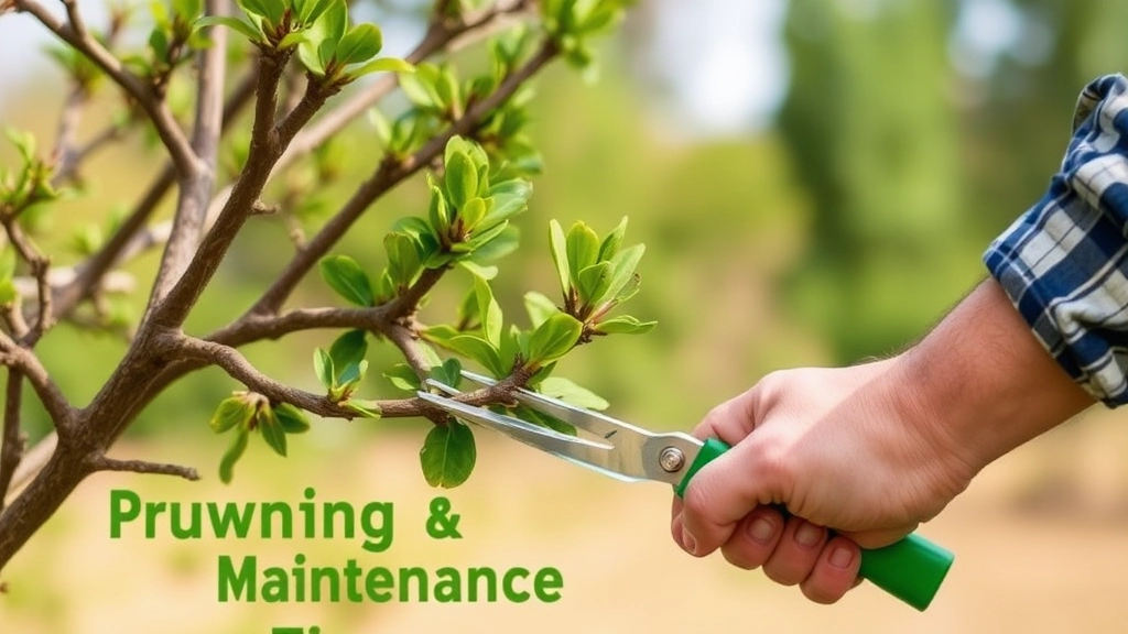 Pruning and Maintenance Tips