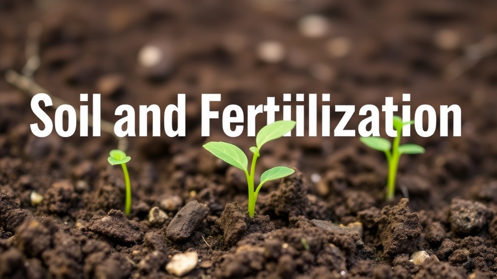 Soil and Fertilization