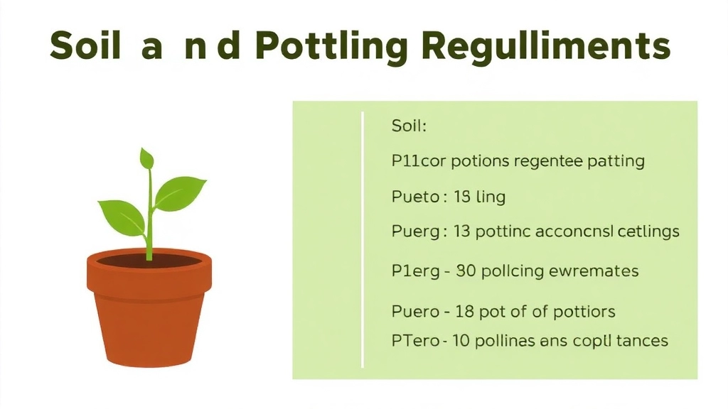 Soil and Potting Requirements