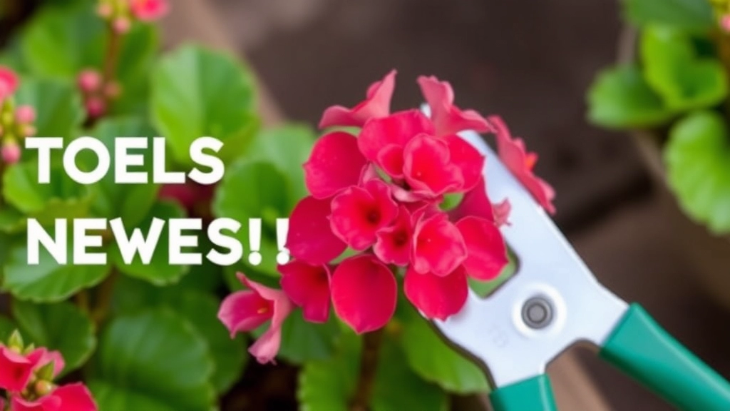 Tools Needed for Pruning Kalanchoe