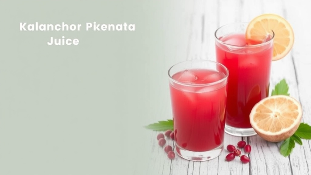 Traditional Uses of Kalanchoe Pinnata Juice