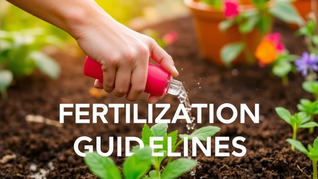 Watering and Fertilization Guidelines