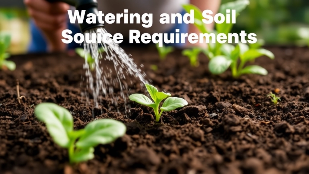 Watering and Soil Requirements